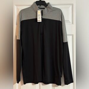 NWT Adidas Men's lightweight golf 1/4‎ zip - Size XL